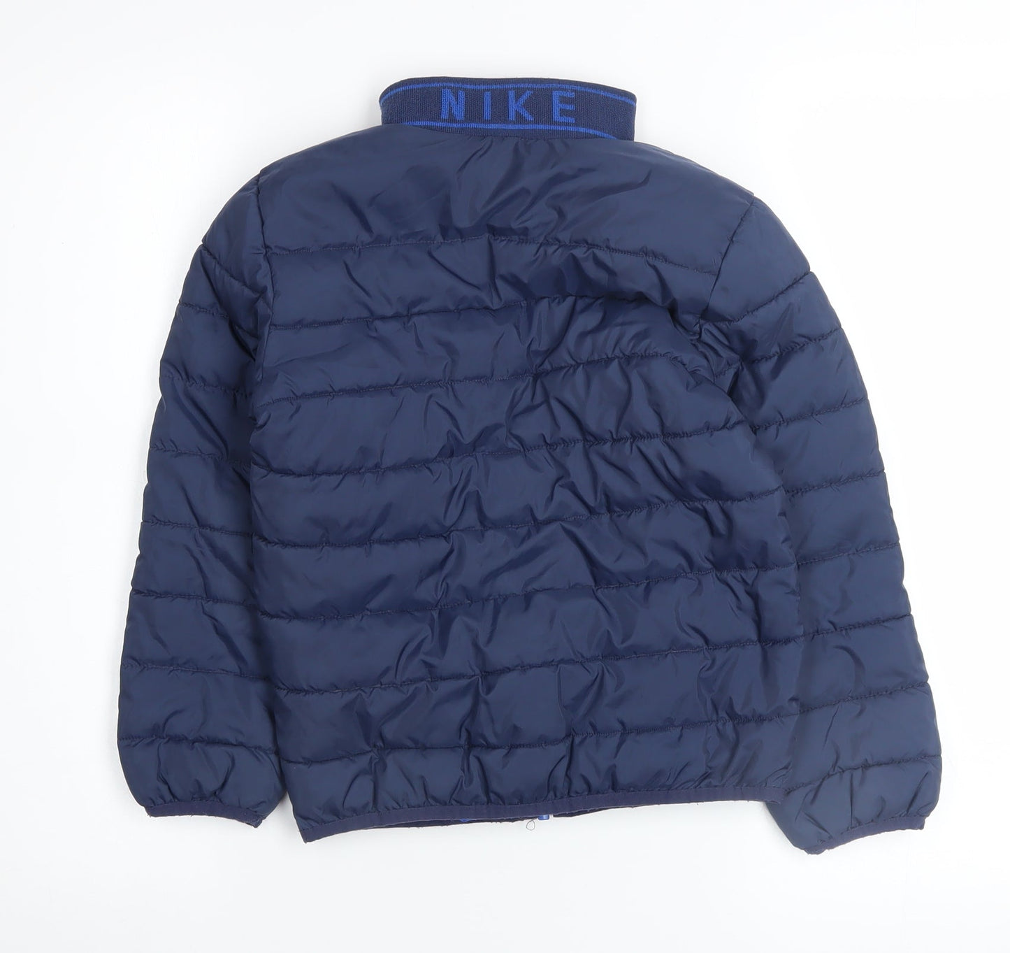 Nike Boys Blue 6-7 Years Puffer Jacket Lightweight Winter Coat