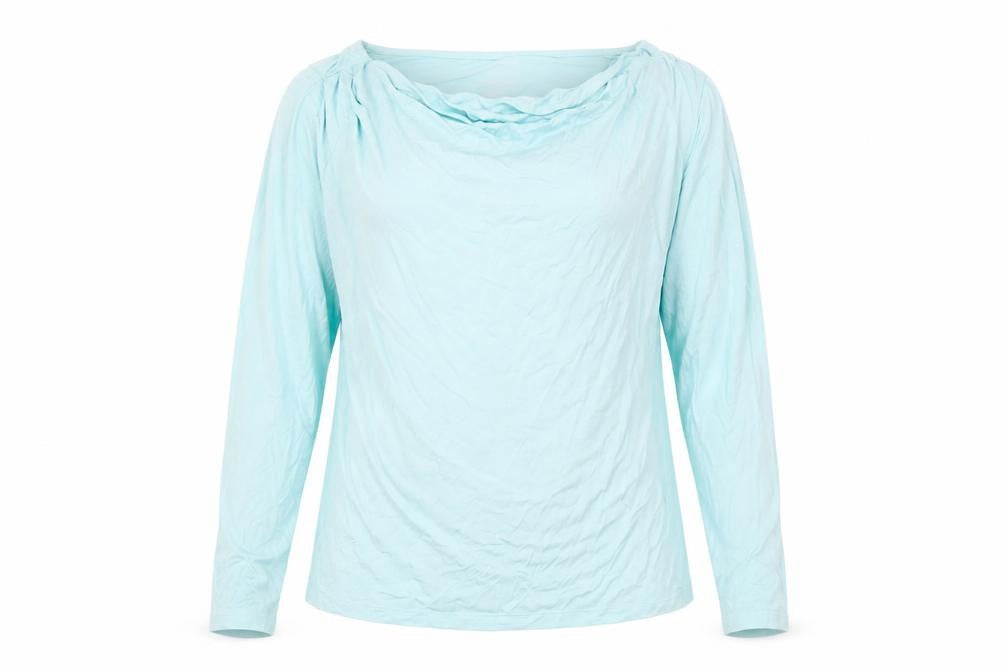 Lord & Taylor Women’s Blue Long Sleeve Basic Jersey Top Size L