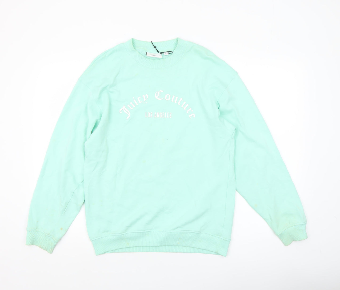 Juicy Couture Girls Green Pullover Sweatshirt Size 14-15 Years Crew Neck