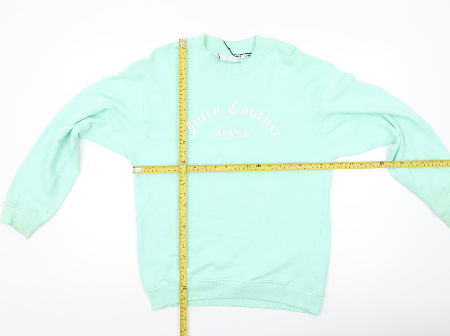 Juicy Couture Girls Green Pullover Sweatshirt Size 14-15 Years Crew Neck