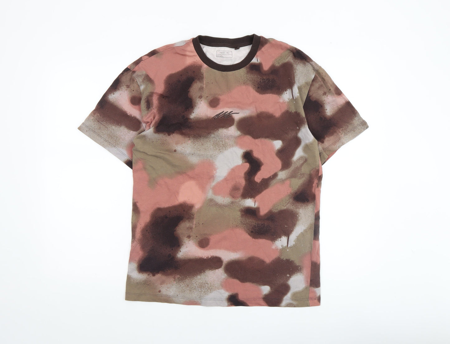 Next Boys Multicoloured Camouflage Cotton T-Shirt 16 Years Regular Fit