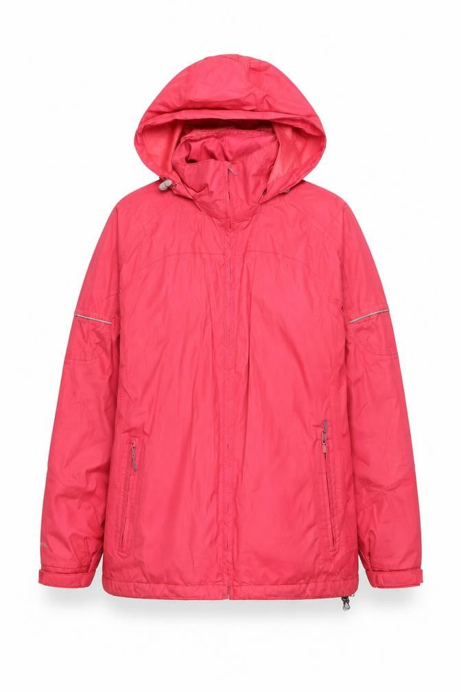 Regatta Womens Pink Waterproof Hooded Rain Jacket Size 12