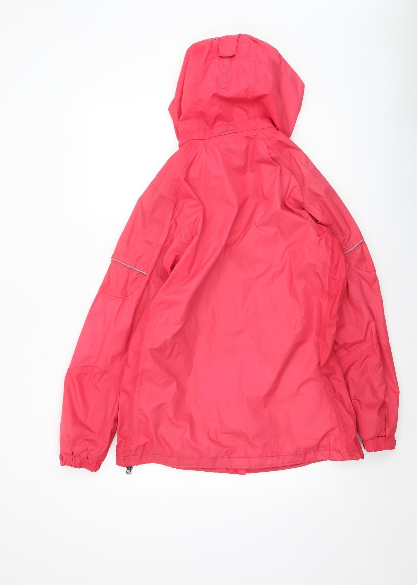 Regatta Womens Pink Waterproof Hooded Rain Jacket Size 12