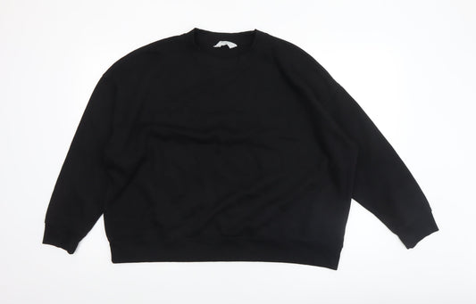 Primark Women’s Black XL Pullover Sweatshirt Cotton Blend Casual