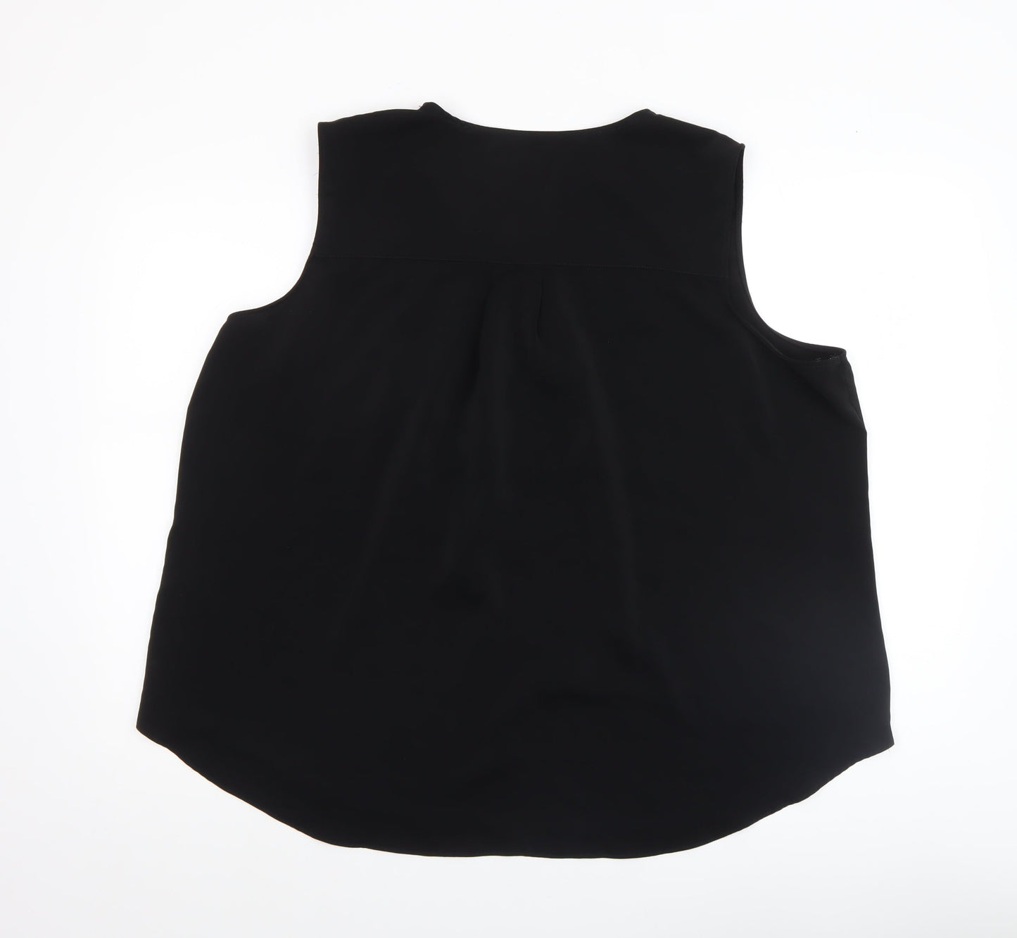 Primark Women’s Black XL Sleeveless V-Neck Basic Blouse