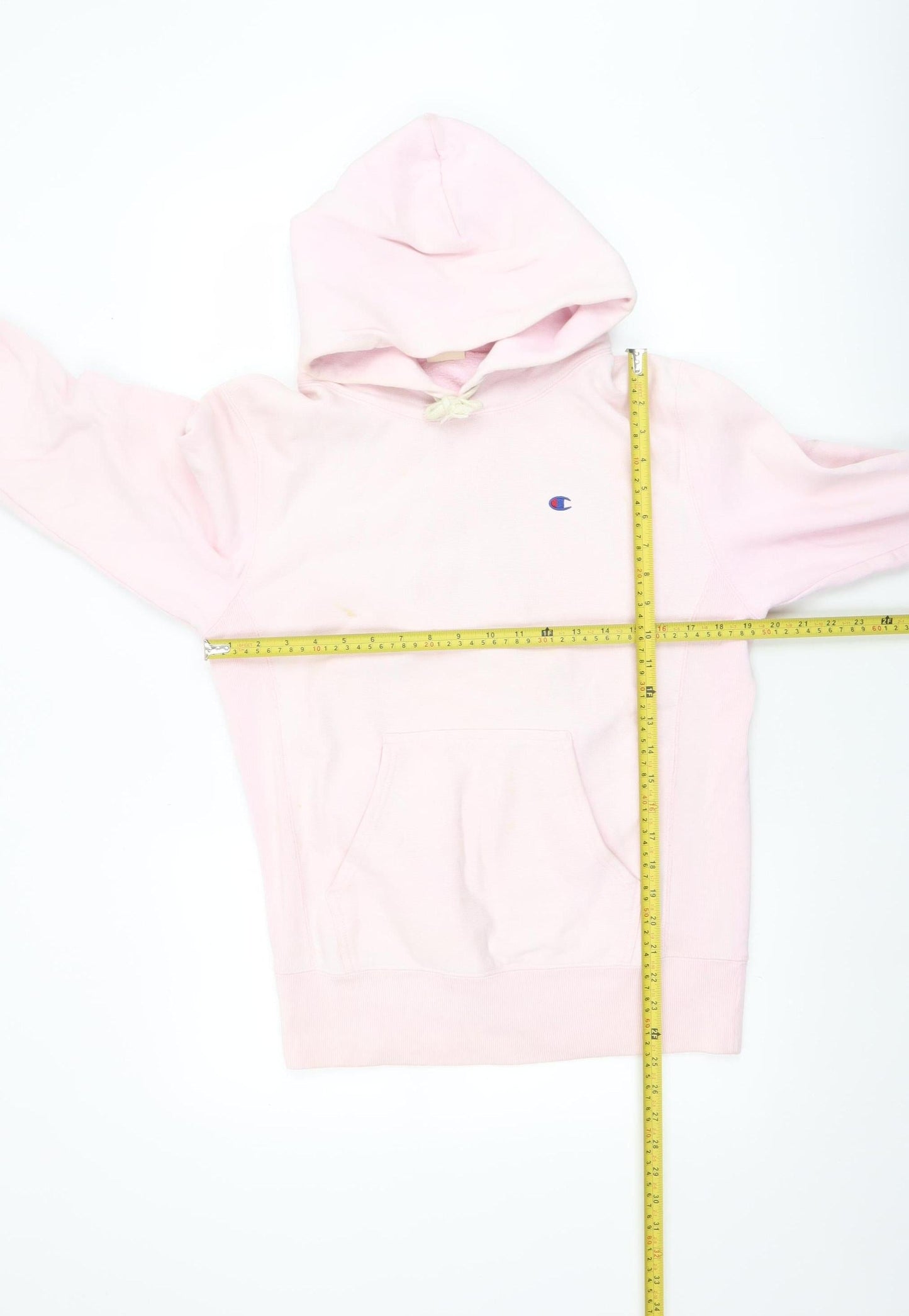 Champion Womens Pink Small Reverse Weave Pullover Hoodie