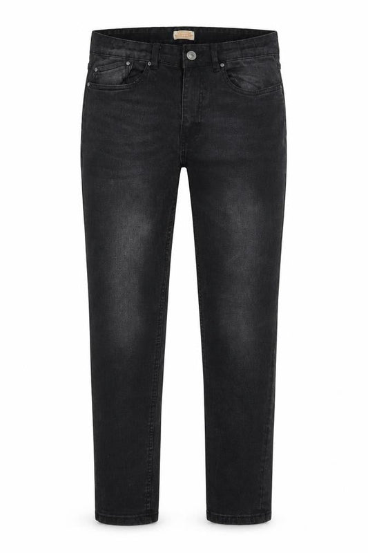 Heritage Outfitters Men's Black Slim Fit Denim Jeans 34R