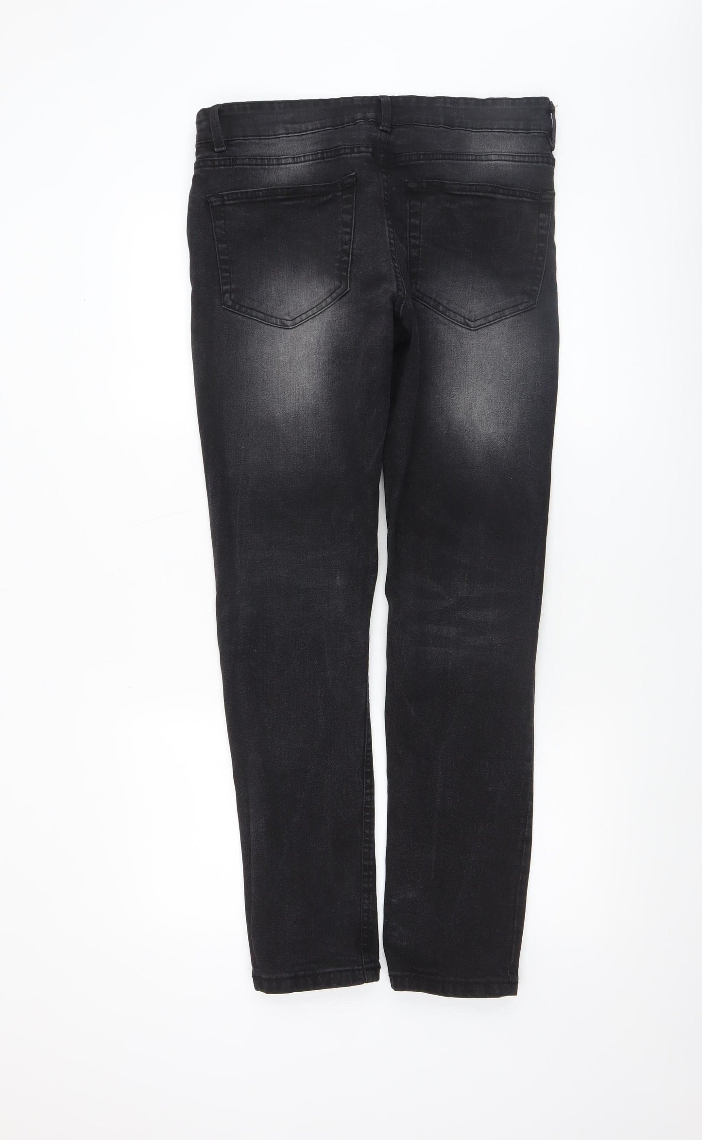 Heritage Outfitters Men's Black Slim Fit Denim Jeans 34R