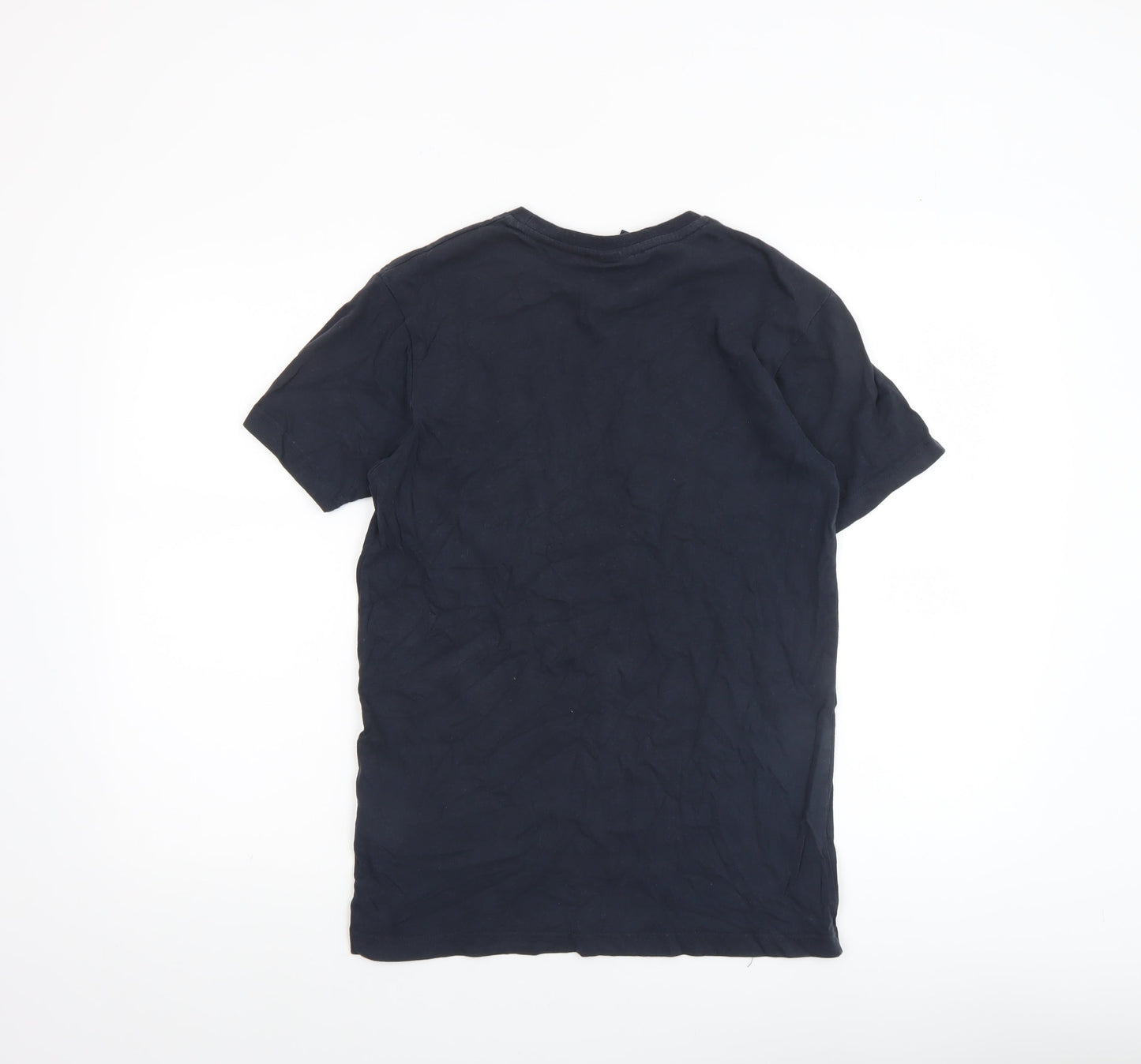 Ellesse Men's Blue XS Crew Neck Cotton Short Sleeve T-Shirt