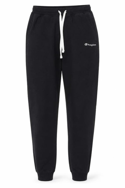 Champion Womens Black Jogger Sweatpants Small Fleece Elastic Waist