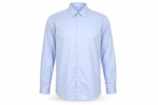 Tailor & Wright Men's Blue X Large Long Sleeve Dress Shirt