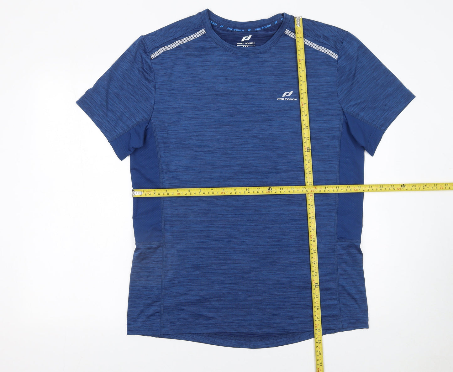 Pro Touch Men's Blue XL Athletic Running T-Shirt DryPlus Eco