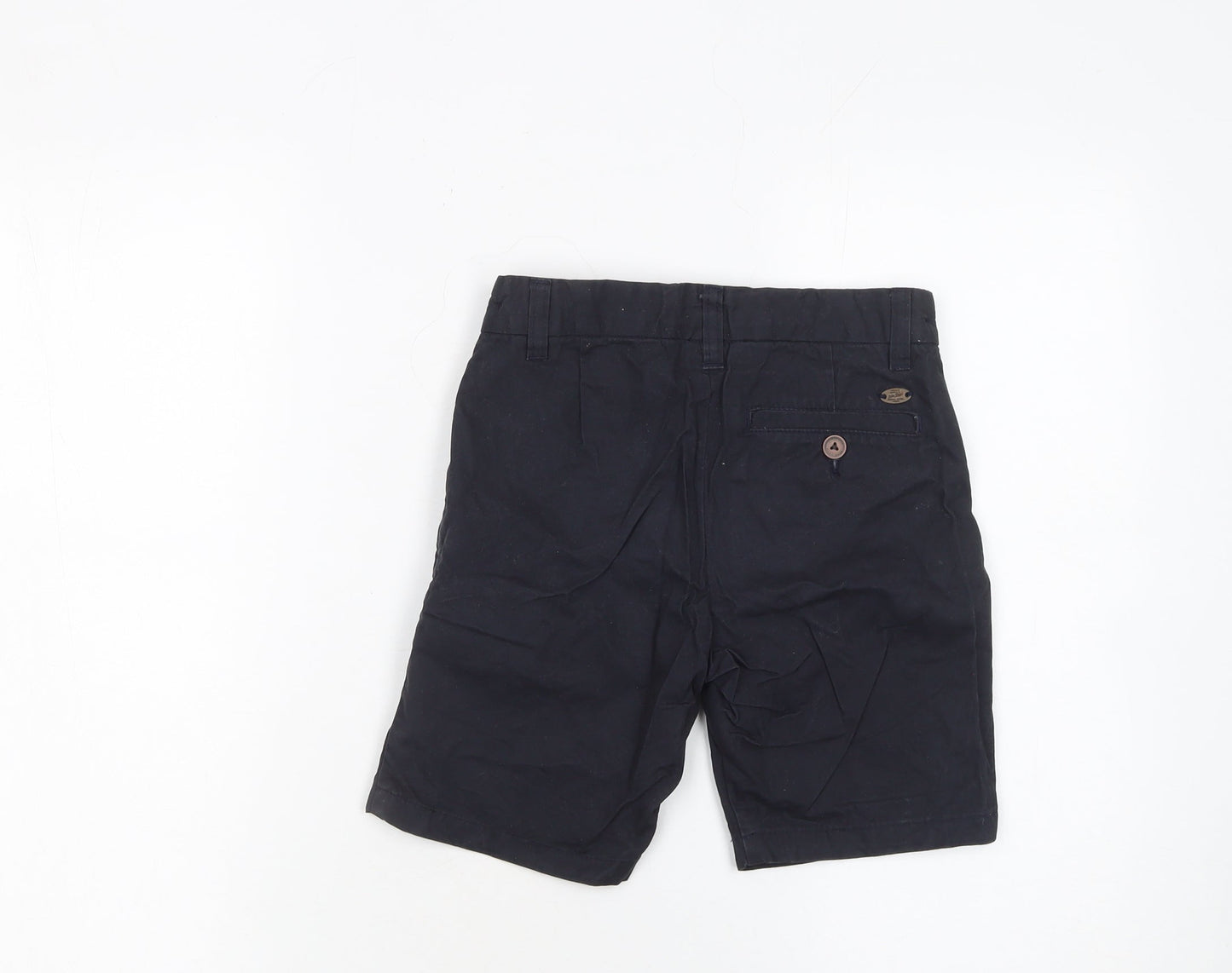 Next Boys Black Chino Shorts 8 Years Regular Fit 100% Cotton