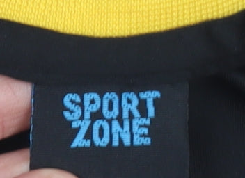 Sport Zone Men's Black Yellow Mallorca 83 Jersey T-Shirt Size M