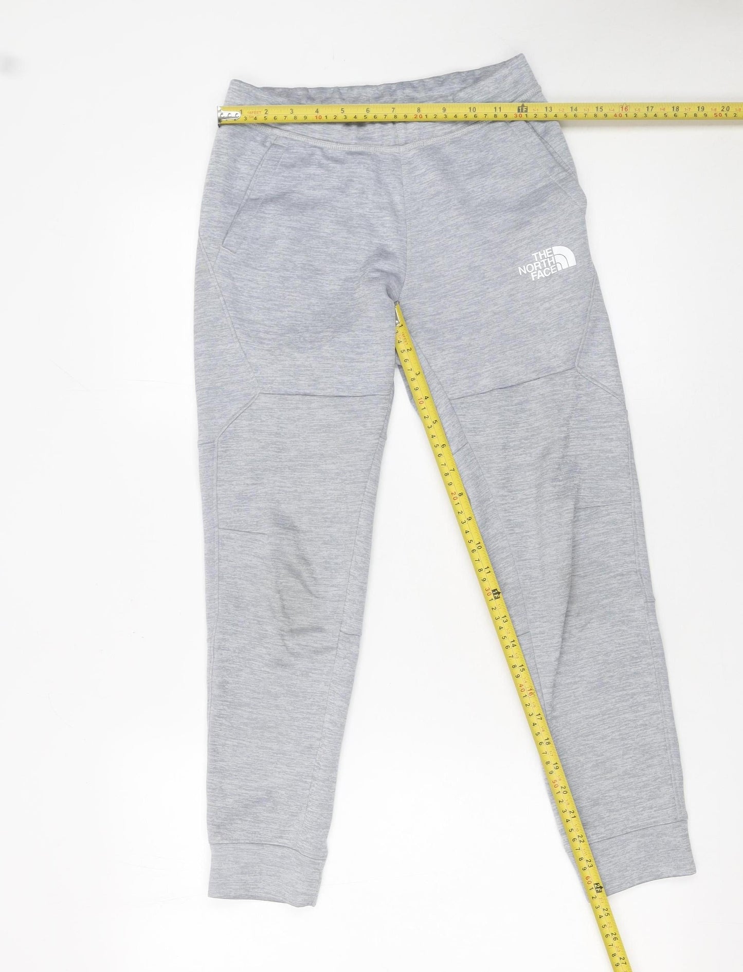 The North Face Boys Grey Jogger Trousers M Fleece Regular Fit