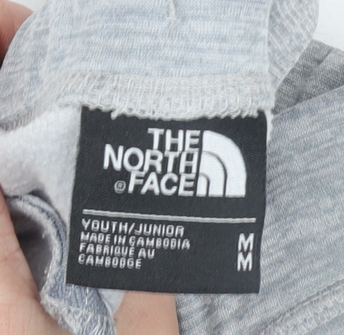 The North Face Boys Grey Jogger Trousers M Fleece Regular Fit
