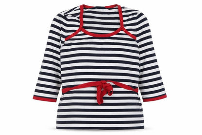 Wallis Women’s Multicoloured Stripe 3/4 Sleeve Pullover Jumper Size 16