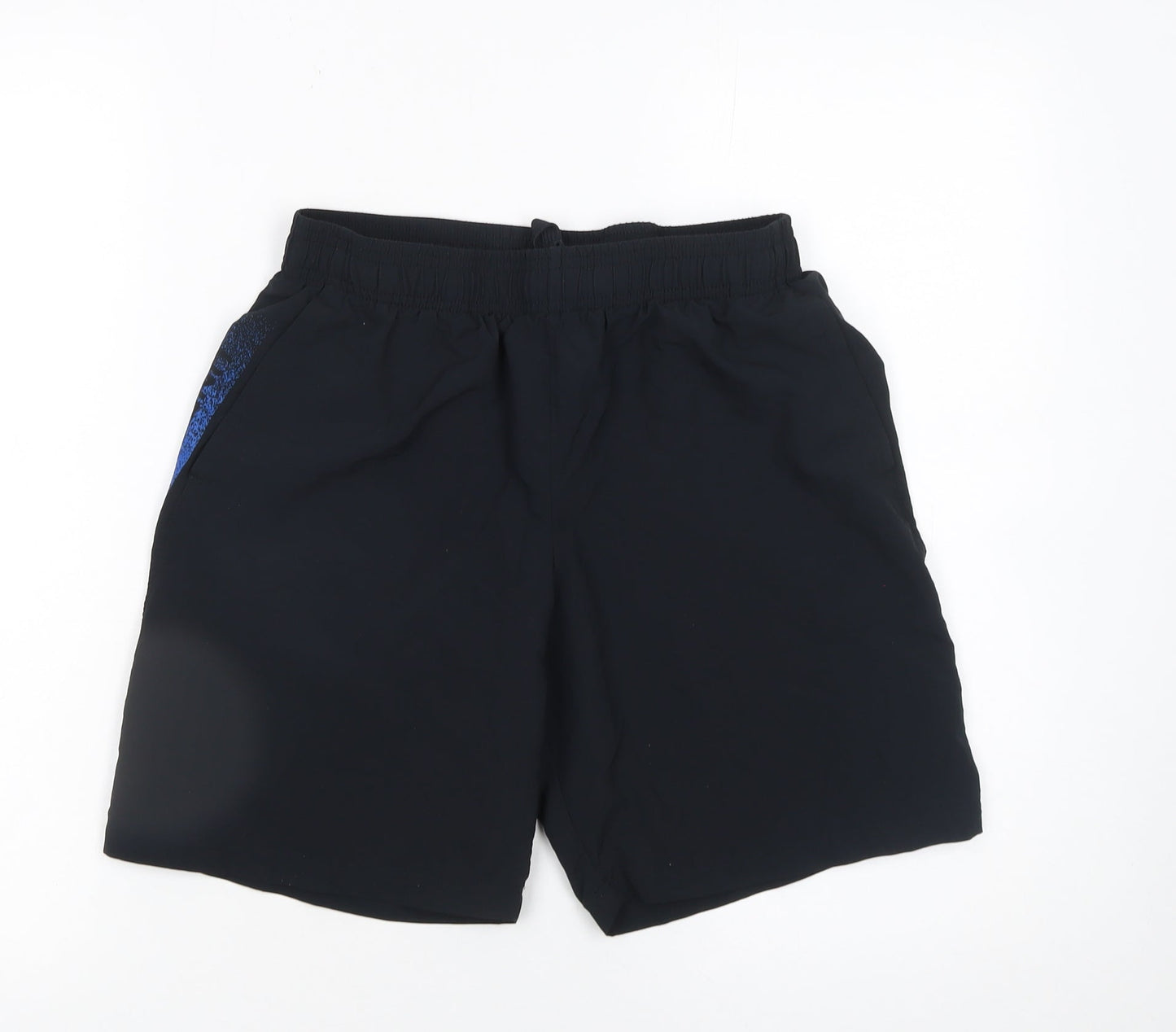 Under Armour Boys Black 158cm Athletic Shorts Lightweight Polyester