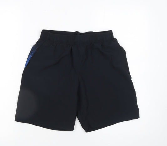 Under Armour Boys Black 158cm Athletic Shorts Lightweight Polyester