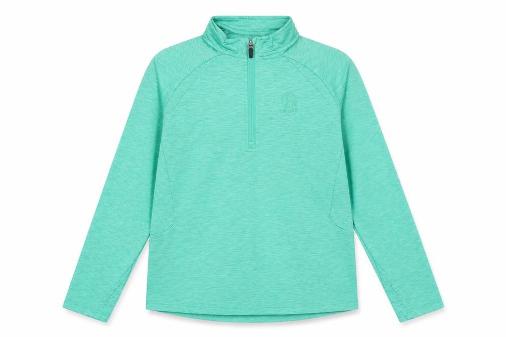 O'Neill Boys Green 13 Years 1/4 Zip Sports Sweatshirt