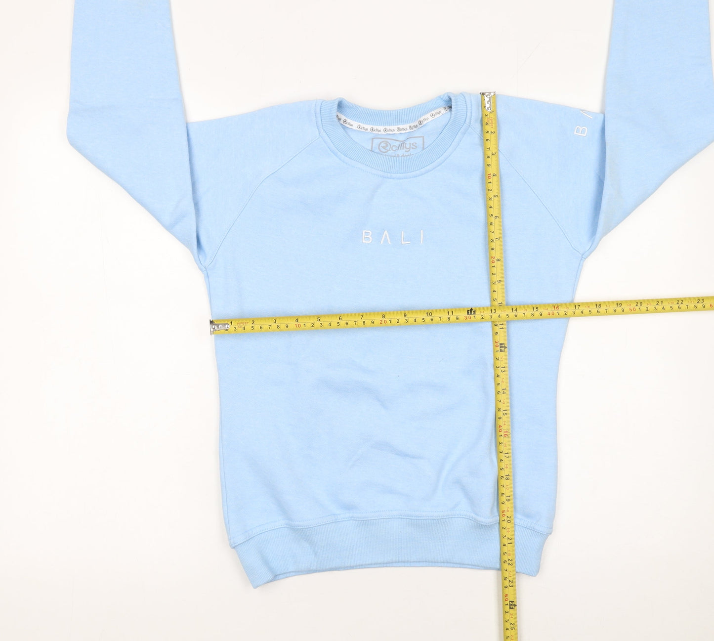 Reillys Womens Blue XS Pullover Sweatshirt BALI Crew Neck Jumper