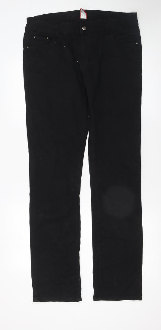 ONADO Womens Black Skinny Stretch Jeans Size 16