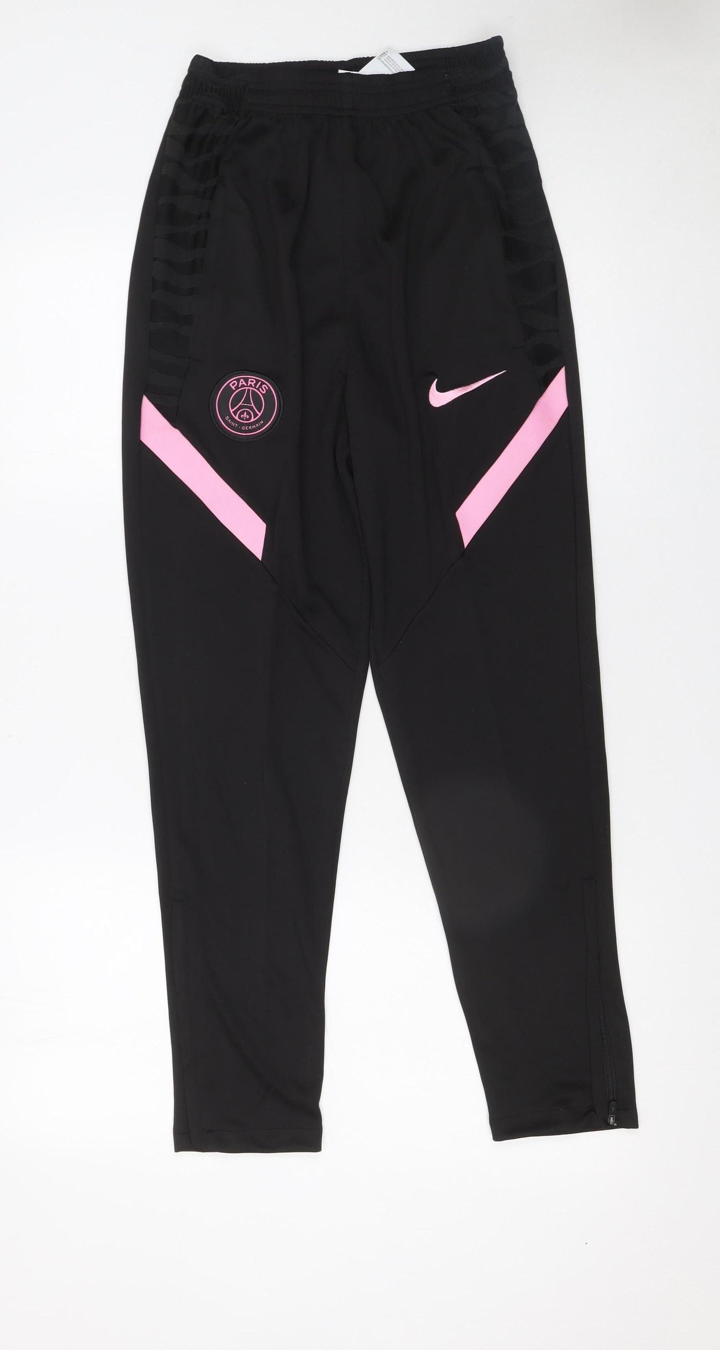 Nike Paris Saint-Germain Black Jogger Trousers Men's Small Polyester