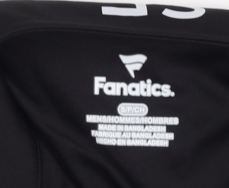 Fanatics Men's Black 1/4 Zip Pullover Sweatshirt Size S