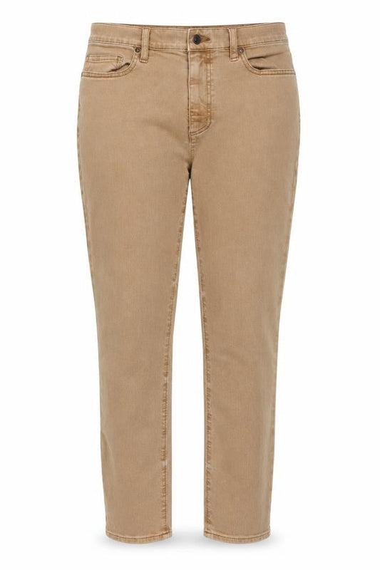 Lands' End Women's Beige Skinny Jeans Size 14 Stretch Denim