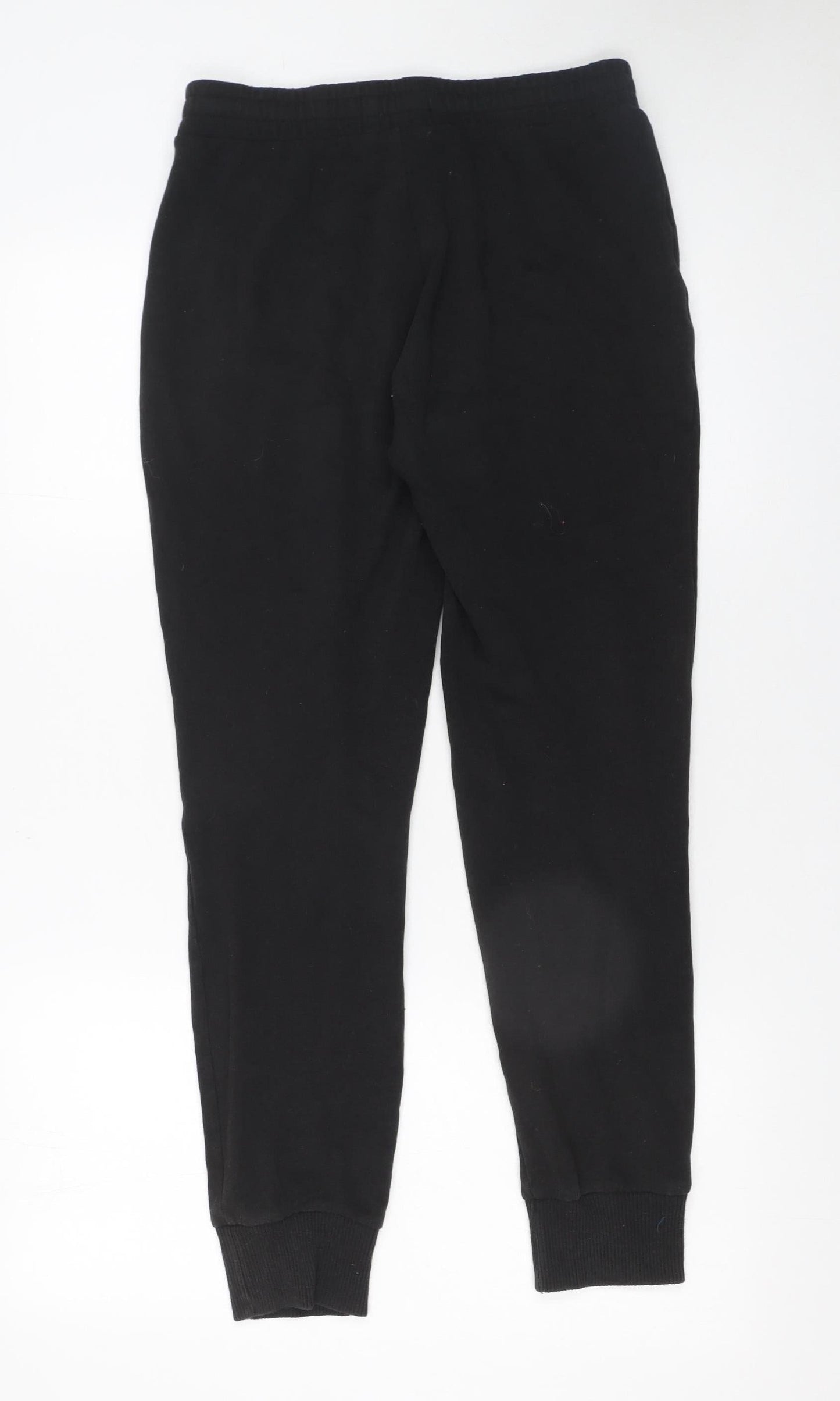 Hollister Womens Black Jogger Trousers XS Fleece Logo Casual