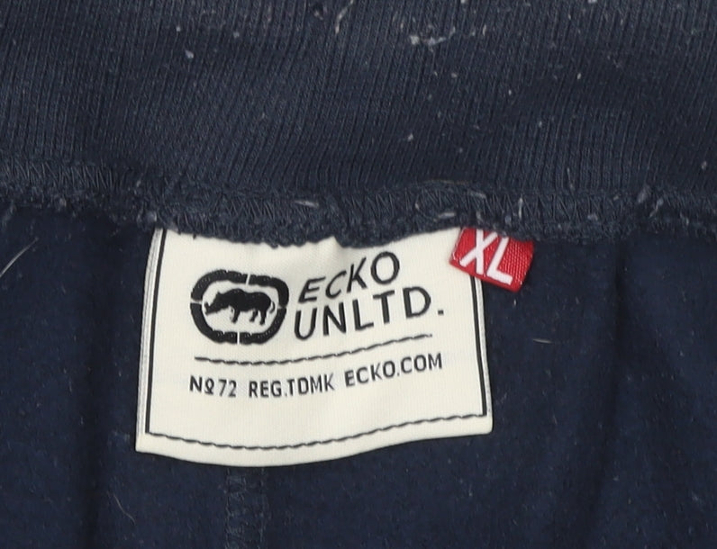 Ecko Unltd. Women’s Blue XL Jogger Sweatpants with Embroidery