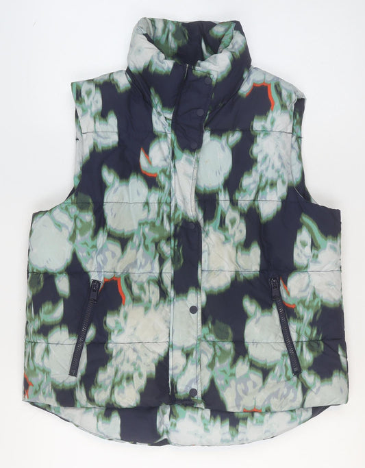 Lindex Women’s Multicoloured Padded Puffer Waistcoat Size S
