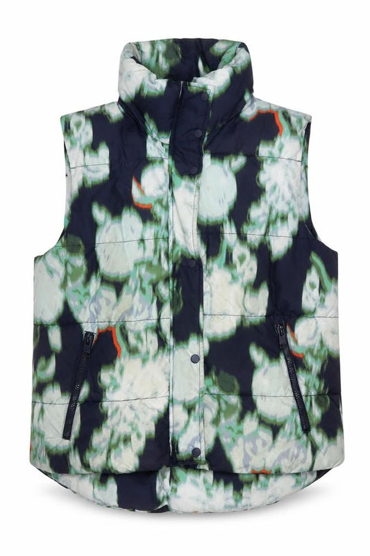 Lindex Women’s Multicoloured Padded Puffer Waistcoat Size S