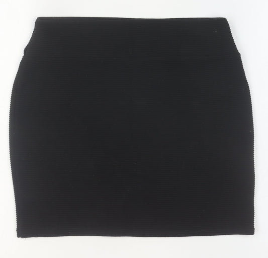 Cotton On Women Black L Stretch Pencil Short Skirt