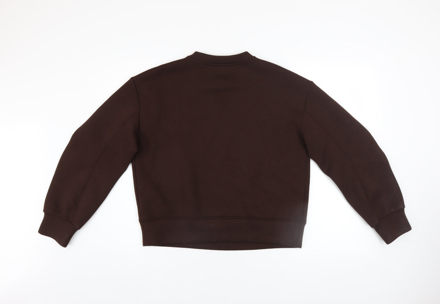 Marks and Spencer Womens Brown Crew Neck Pullover Sweatshirt Size S