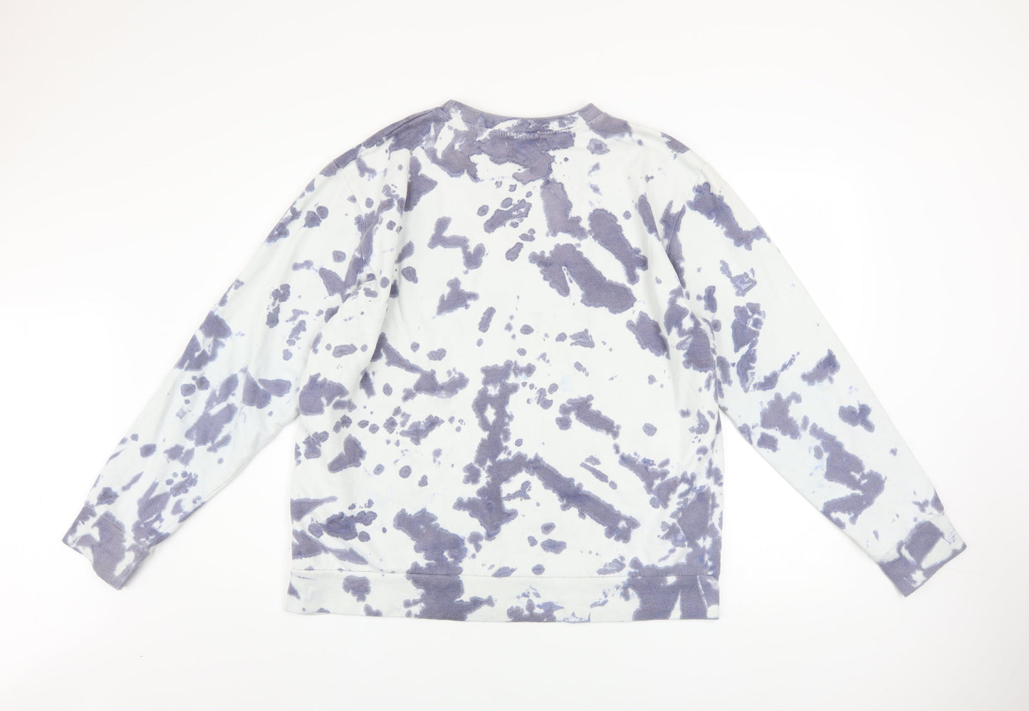 boohooMAN Men's Multicoloured Tie-Dye Pullover Sweatshirt M