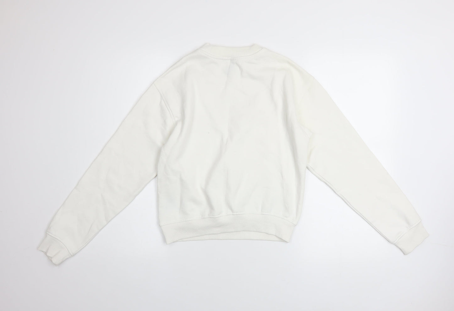 H&M Divided Women's White New York Graphic Sweatshirt XS