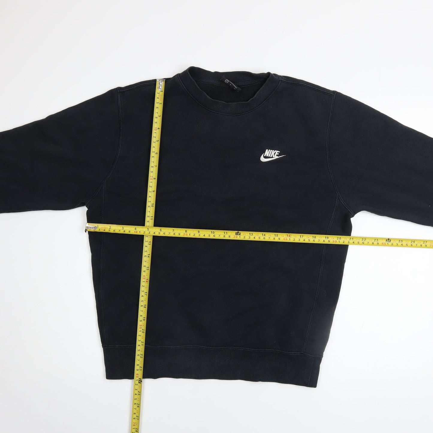 Nike Men's Black Small Pullover Crew Neck Sweatshirt