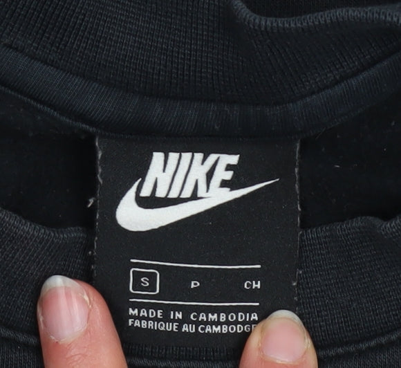 Nike Men's Black Small Pullover Crew Neck Sweatshirt