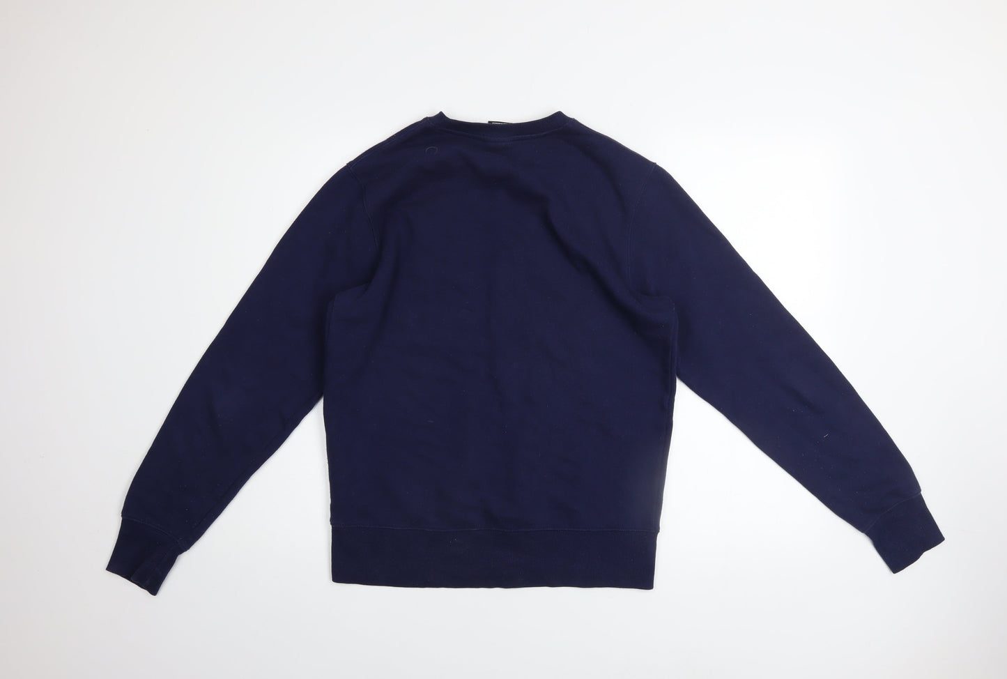 New Balance Men’s Blue Pullover Sweatshirt Size S Crew Neck Fleece
