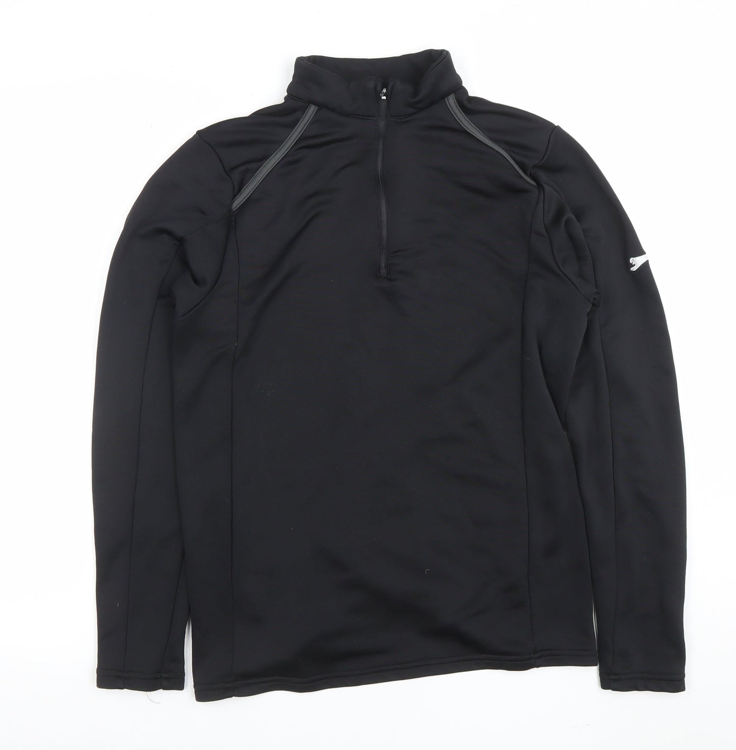 Slazenger Men's Black 1/4 Zip Athletic Pullover Sweatshirt Size M