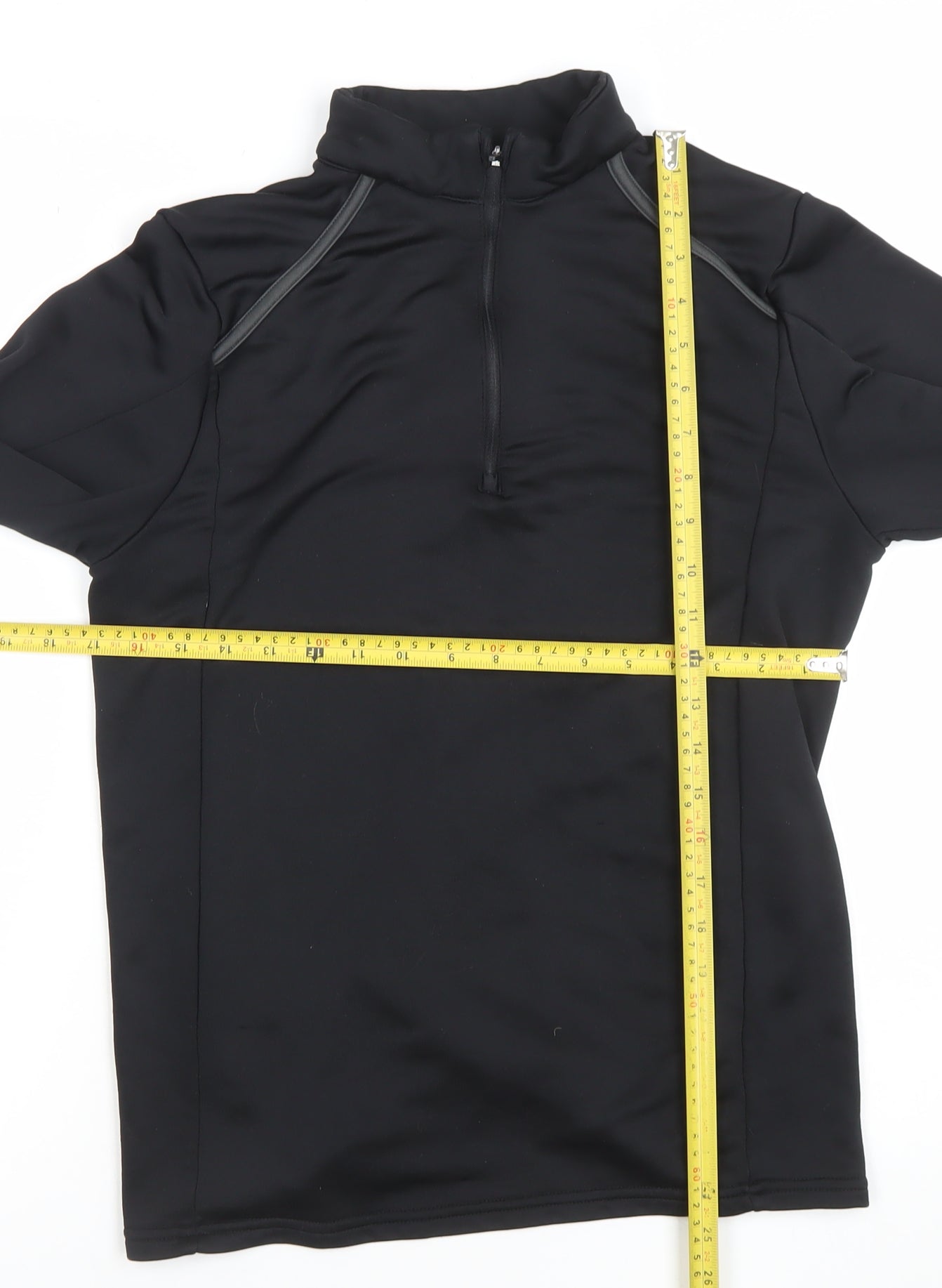 Slazenger Men's Black 1/4 Zip Athletic Pullover Sweatshirt Size M