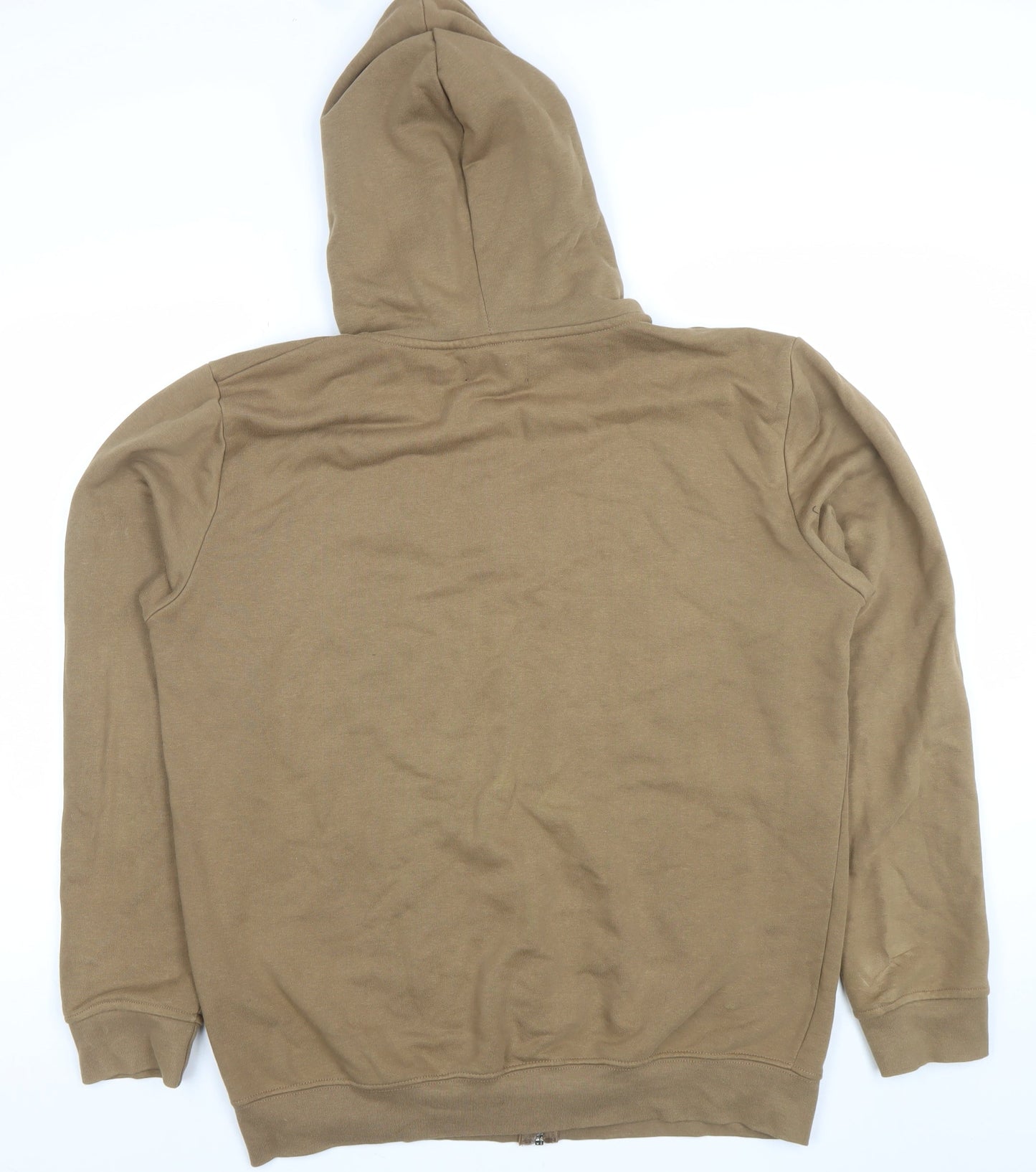 Clean Cut Copenhagen Men's Brown Full Zip Hoodie XL Cotton Blend