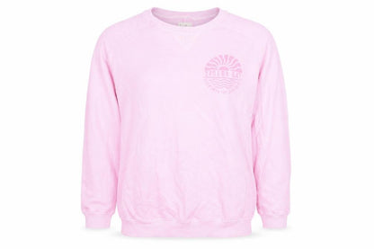 Next Women Pink Cotton Crew Neck Pullover Jumper Size S