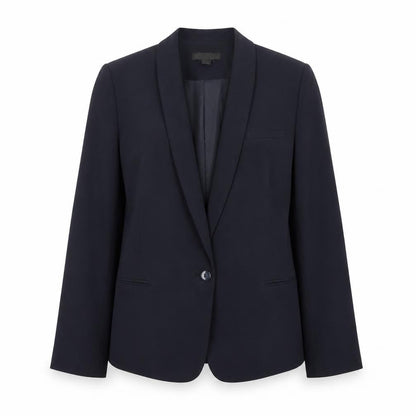 Front view of Atmosphere Women's Black, size 14, Single Breasted Shawl Blazer