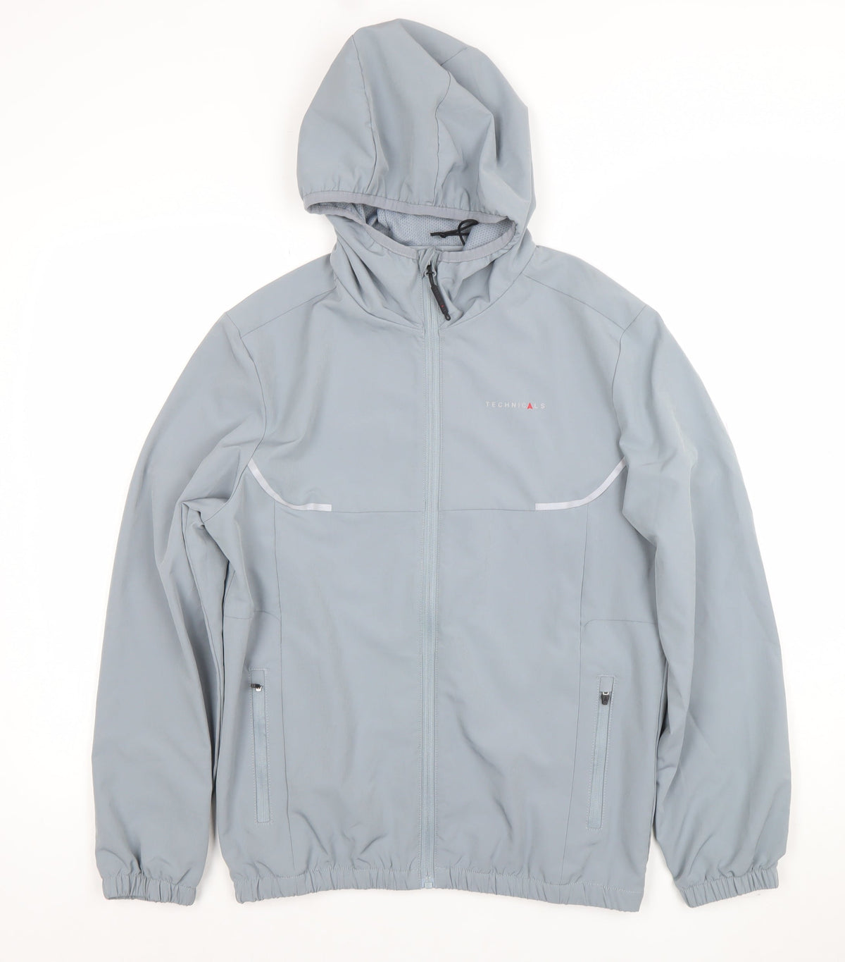 Technicals Boys Grey Hooded Soft Shell Jacket 13 Years Full Zip Outdoor