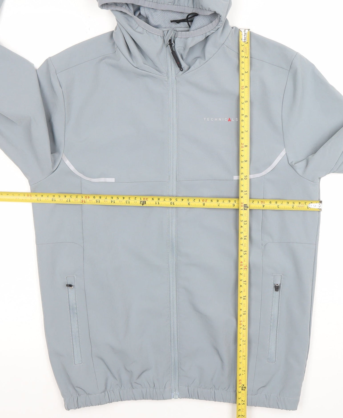 Technicals Boys Grey Hooded Soft Shell Jacket 13 Years Full Zip Outdoor