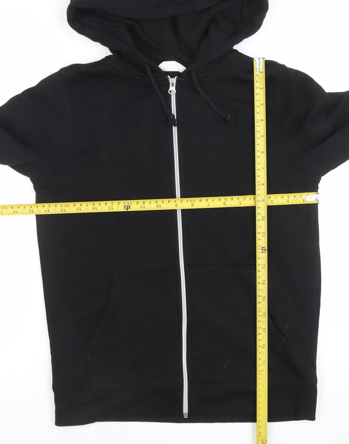 Primark Cares Women’s Black XS Full Zip Hoodie with Pockets