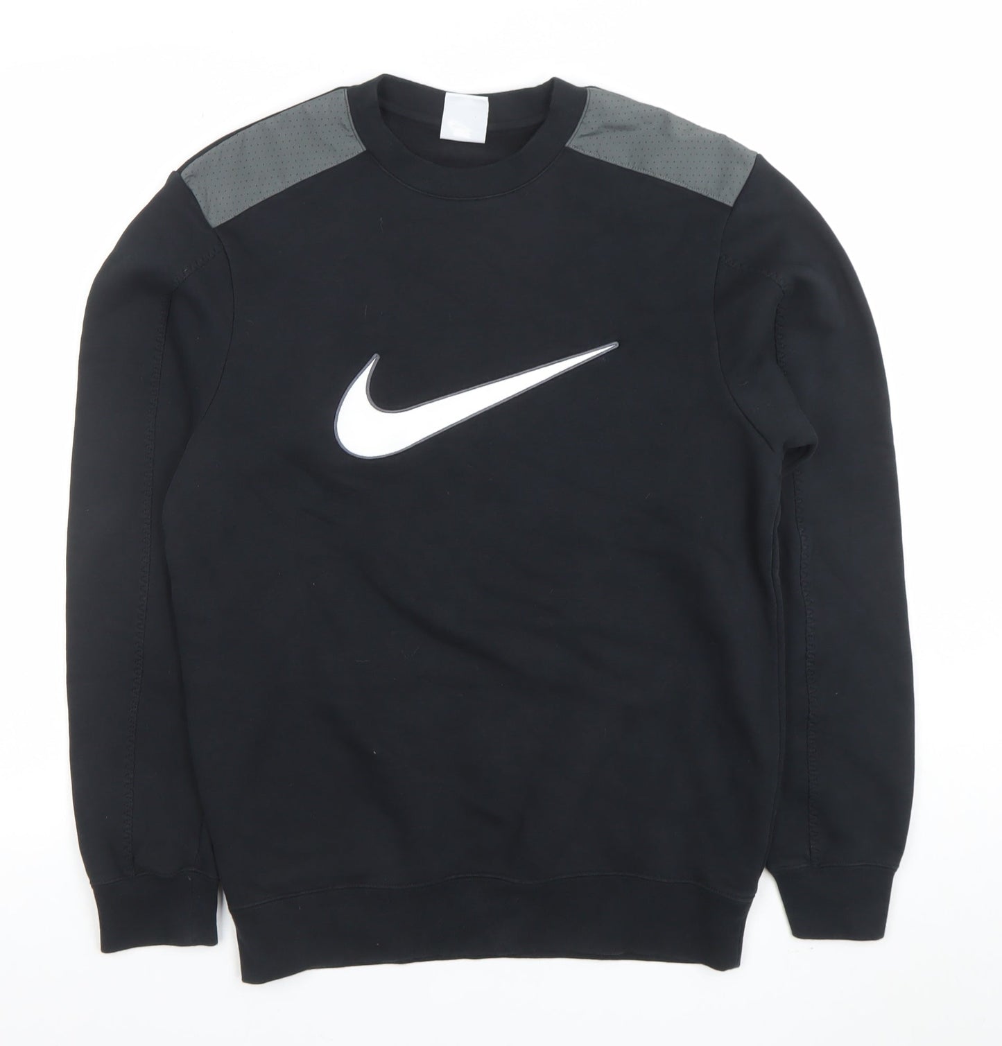 Nike Men's Black XS Crew Neck Pullover Sweatshirt with Logo