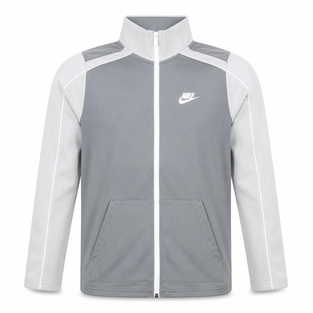 Nike Boys Grey Full Zip Hoodie Jacket XL 158-170cm Polyester Blend